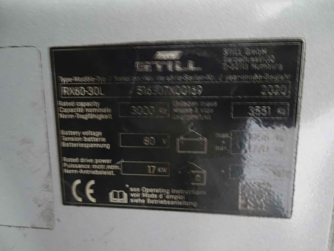 Still RX60-30L - Electric forklift: picture 5 Still RX60-30L - Electric forklift: picture 5