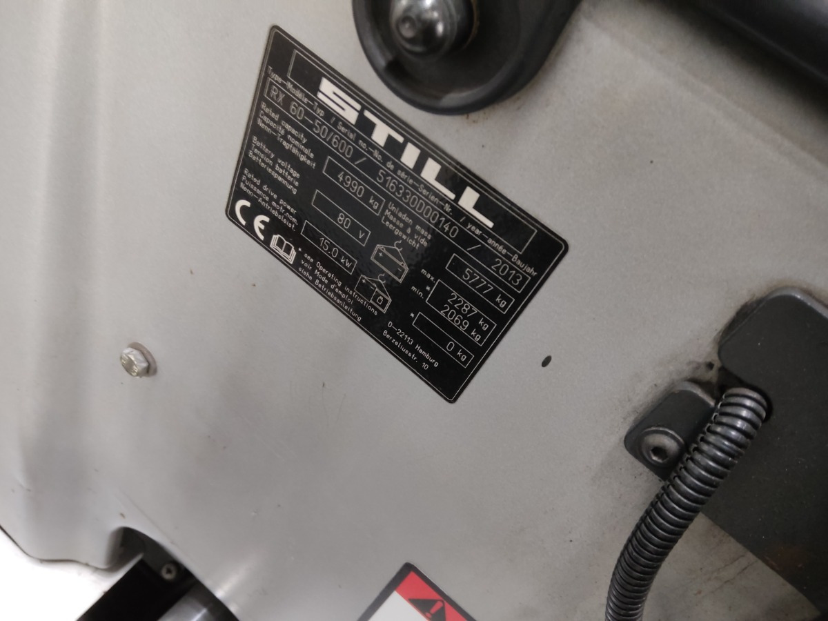Still RX60-50/600/BRONZE - Electric forklift: picture 5 Still RX60-50/600/BRONZE - Electric forklift: picture 5