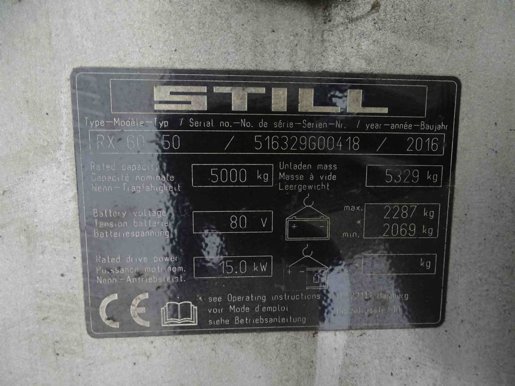 Electric forklift Still RX60-50: picture 9