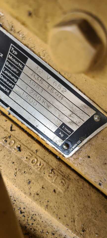 MTU Diesel Electric Generator 1500 kVA - Engine and parts for Attachment: picture 2 MTU Diesel Electric Generator 1500 kVA - Engine and parts for Attachment: picture 2