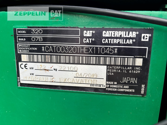 Crawler excavator Cat 320-07B: picture 6