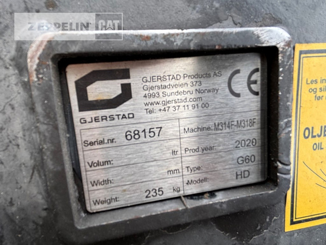 Wheel excavator Cat M314F: picture 13