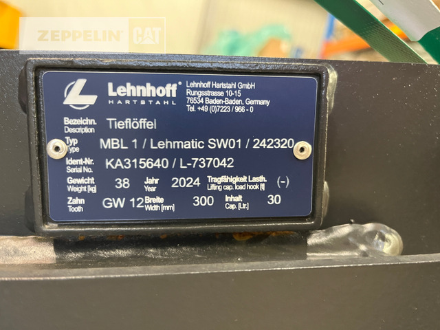 Komponenten TL300_MS01 NEU - Excavator bucket for Construction machinery: picture 3 Komponenten TL300_MS01 NEU - Excavator bucket for Construction machinery: picture 3