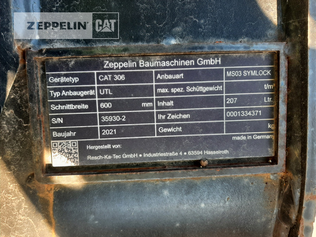 Resch-Ka-Tec TL600 - Excavator bucket for Construction machinery: picture 4 Resch-Ka-Tec TL600 - Excavator bucket for Construction machinery: picture 4