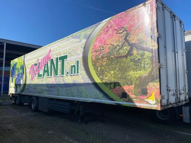 Vogelzang mega bloemenplanten oplegger gestuurd, doorlading en achterdeuren en laadklep , 280 hoog inw - Closed box semi-trailer: picture 3 Vogelzang mega bloemenplanten oplegger gestuurd, doorlading en achterdeuren en laadklep , 280 hoog inw - Closed box semi-trailer: picture 3