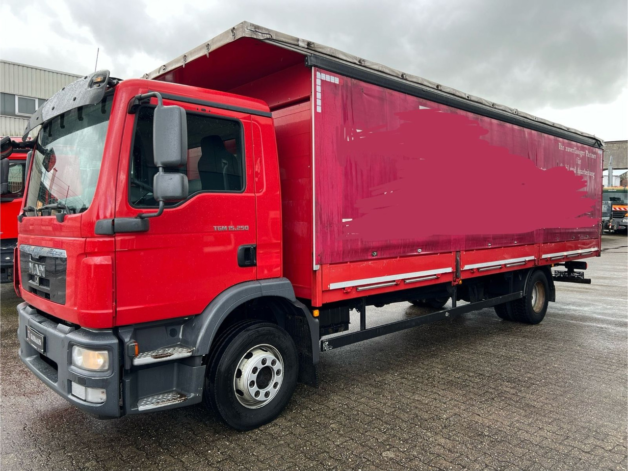 MAN TGM 15.250 Spezial Aufbau Langmaterial 7,5m - Curtainsider truck: picture 2 MAN TGM 15.250 Spezial Aufbau Langmaterial 7,5m - Curtainsider truck: picture 2