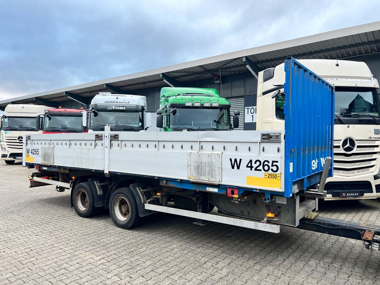 Wecon AWZ 218 LZ Tandem BDF Pritsche - Container transporter/ Swap body trailer: picture 4 Wecon AWZ 218 LZ Tandem BDF Pritsche - Container transporter/ Swap body trailer: picture 4
