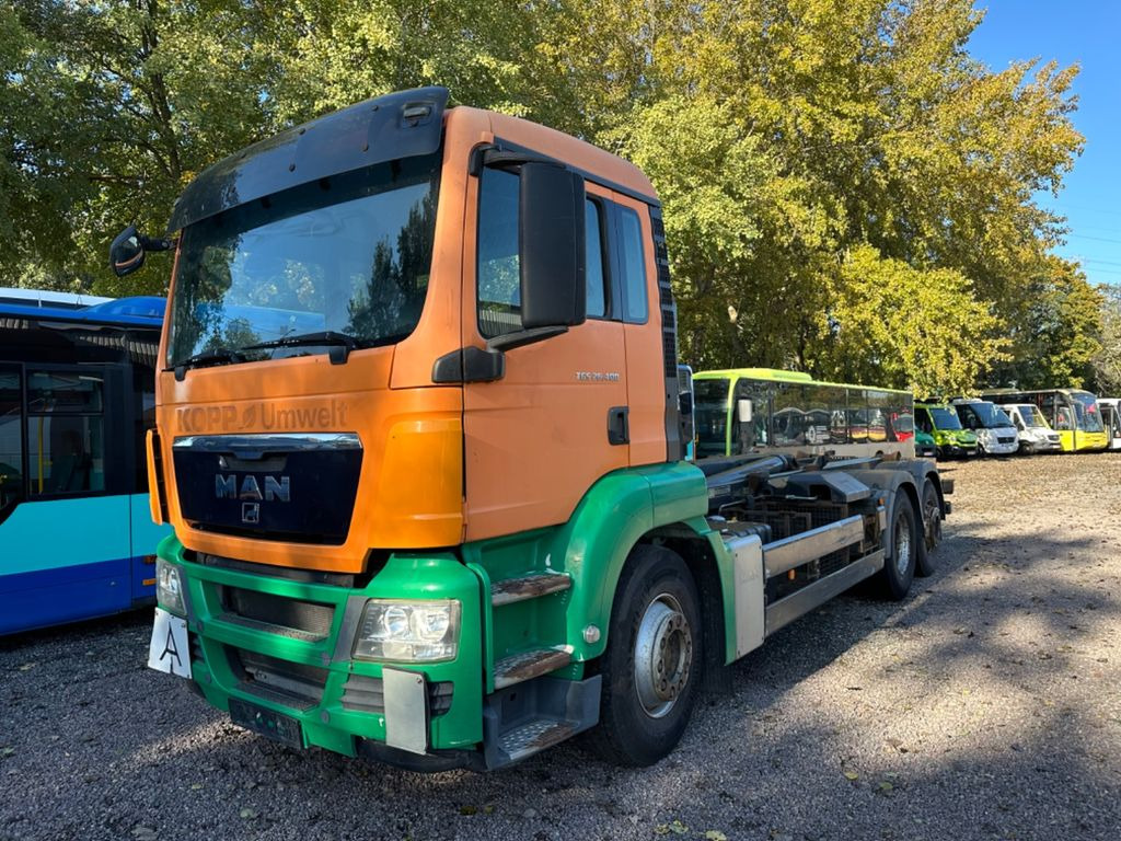 MAN TGS 26.400 6X2-2 BL Meille RK 20.70 Absetzkipper MAN TGS 26.400 6X2-2 BL Meille RK 20.70 Absetzkipper - Skip loader truck: picture 1 MAN TGS 26.400 6X2-2 BL Meille RK 20.70 Absetzkipper MAN TGS 26.400 6X2-2 BL Meille RK 20.70 Absetzkipper - Skip loader truck: picture 1